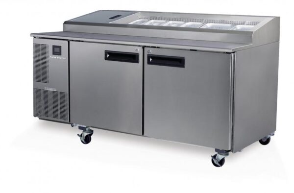 SKOPE PG500 2 Solid Door 2/1 Pizza GN Fridge