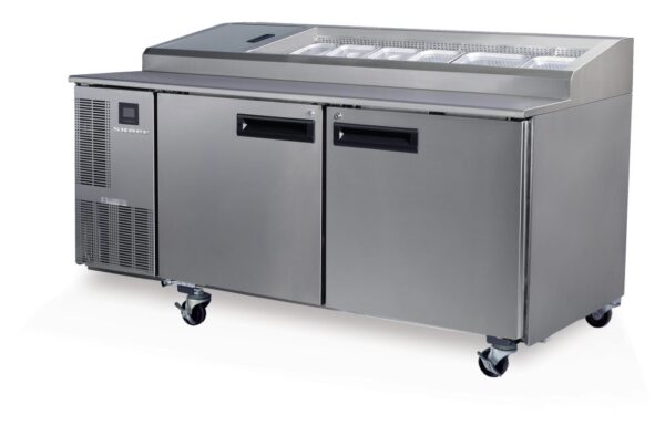 SKOPE PG500 2 Solid Door 2/1 Pizza GN Fridge - Image 2
