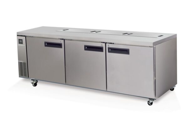 SKOPE PG800 3 Solid Door 2/1 Preparation GN Fridge Remote - Image 2