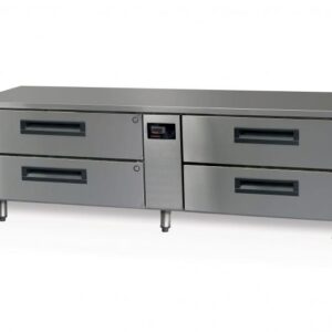 SKOPE PGLL300 4 Drawer 1/1 & 2/1 Underbench GN Fridge Remote