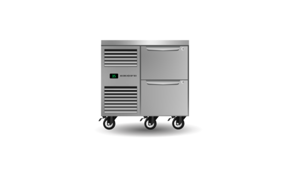 SKOPE PG11.UBR.1.D2 Two Drawer One Bay Underbench GN 1/1 Fridge