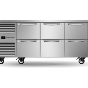 SKOPE PG11.UBR.3.D6 Six Drawer Three Bay Underbench GN 1/1 Fridge