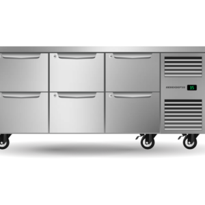 SKOPE PG11.UBR.3.D6.RH Six Drawer Three Bay Underbench GN 1/1 Right Hand Fridge