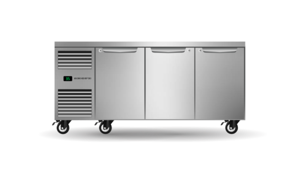 SKOPE PG11.UBR.3.SD Three Solid Door Underbench GN 1/1 Fridge