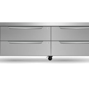 SKOPE PG21.CBR.2.D4 Four Drawer Two Bay ChefBase GN 2/1 Fridge