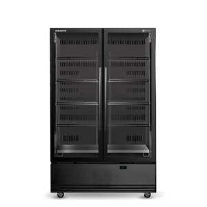 SKOPE SKB1200N-A 2 Glass Door Display or Storage Fridge
