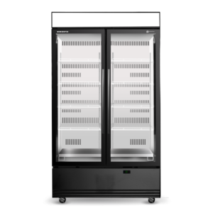 SKOPE SKB1200N-AC 2 Glass Door Display or Storage Fridge Lit Sign