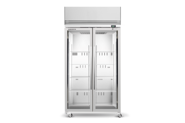 SKOPE TMF1000N-A 2 Glass Door Upright Display or Storage Freezer