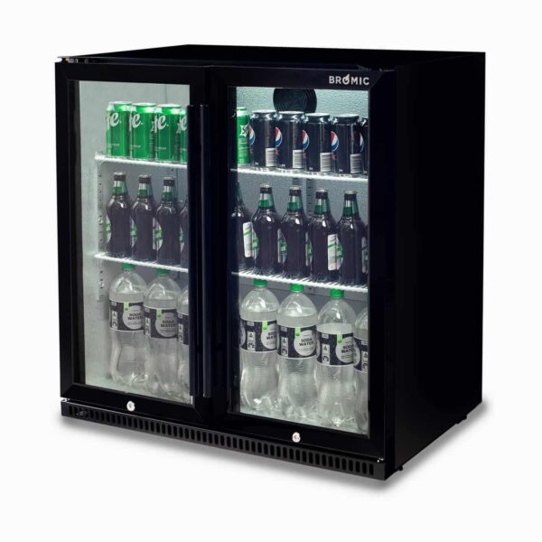 BB0200GD-NR-1 Bromic 2 Door Back Bar Fridge 190L - Image 3