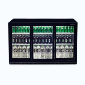 Bromic BB0330GDS-NR-1 Back Bar Fridge - 307L - 3 Doors - Sliding