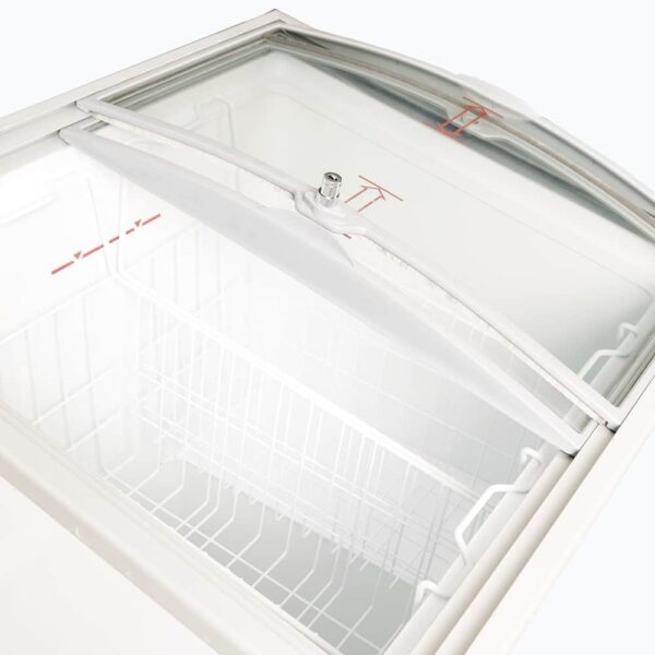Bromic CF0200ATCG-NR Display Chest Freezer - 176L - Curved Glass Top - Image 8