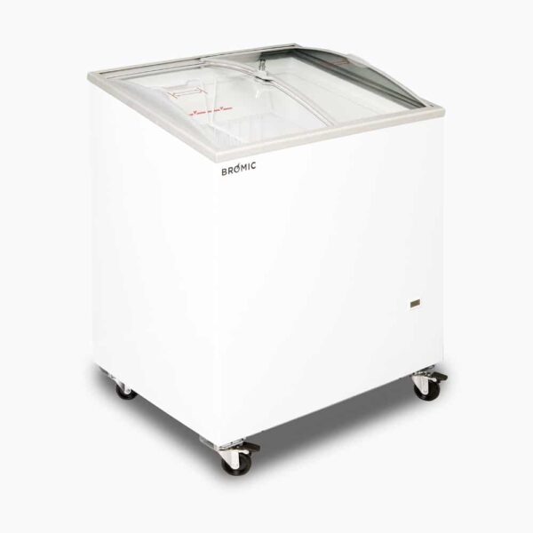 Bromic CF0200ATCG-NR Display Chest Freezer - 176L - Curved Glass Top - Image 5