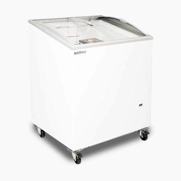 Bromic CF0200ATCG-NR Display Chest Freezer - 176L - Curved Glass Top - Image 2