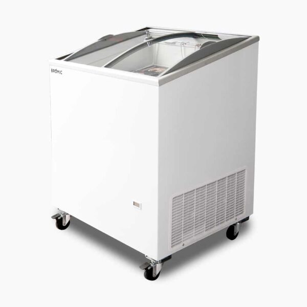 Bromic CF0200ATCG-NR Display Chest Freezer - 176L - Curved Glass Top - Image 3