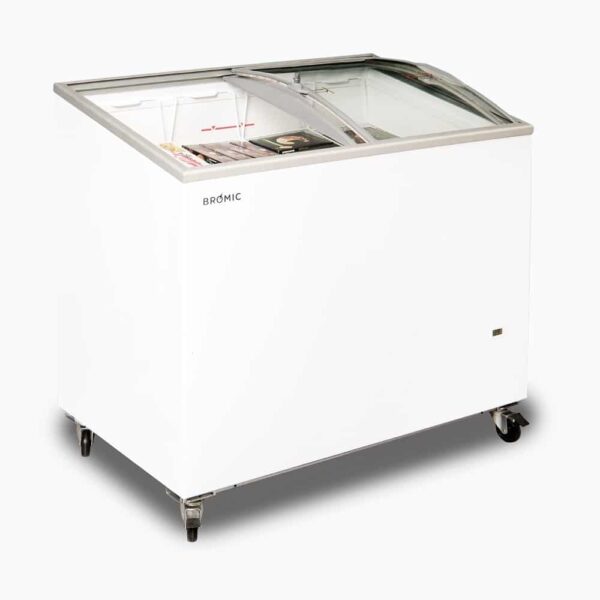 Bromic  CF0300ATCG-NR Display Chest Freezer - 264L - Curved Glass Top - Image 2