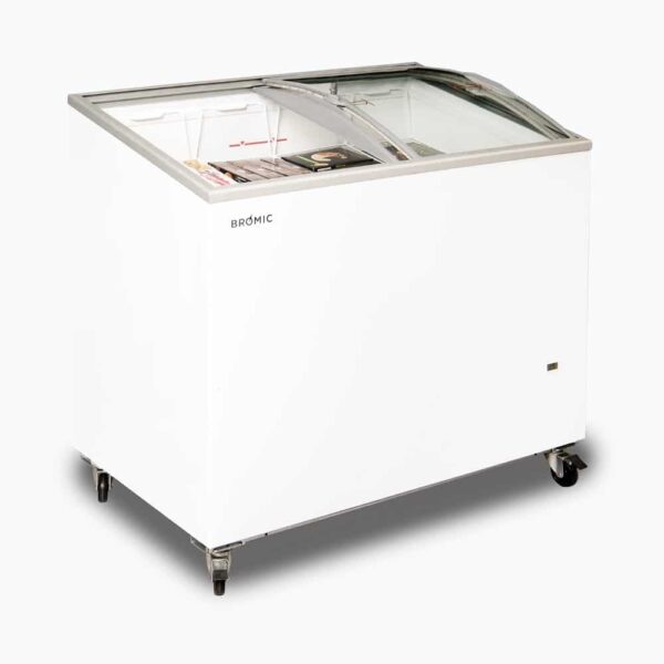 Bromic  CF0300ATCG-NR Display Chest Freezer - 264L - Curved Glass Top - Image 4