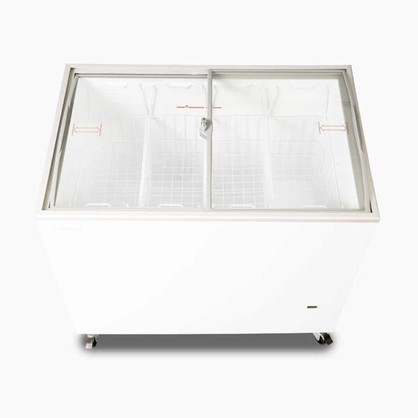 Bromic  CF0300ATCG-NR Display Chest Freezer - 264L - Curved Glass Top - Image 7