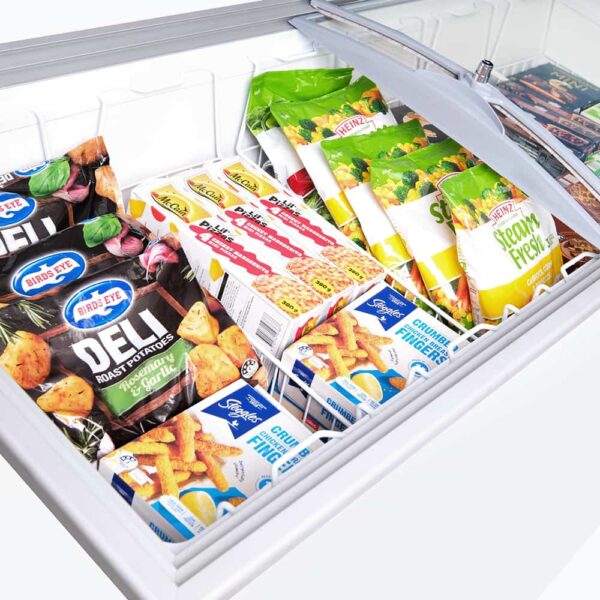 Bromic CF0500ATCG-NR Display Chest Freezer - 427L - Curved Glass Top - Image 9