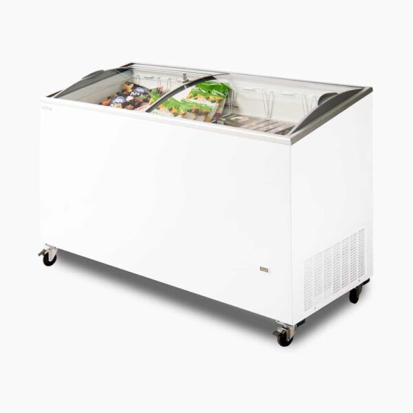 Bromic CF0500ATCG-NR Display Chest Freezer - 427L - Curved Glass Top - Image 3