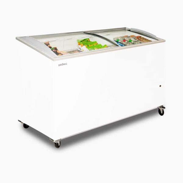 Bromic CF0600ATCG-NR Display Chest Freezer - 555L -  Curved Glass Top - Image 2