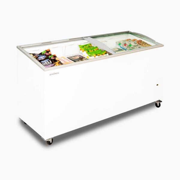 Bromic CF0600ATCG-NR Display Chest Freezer - 555L -  Curved Glass Top - Image 4