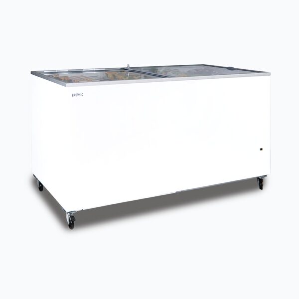 Bromic CF0700FTFG-NR Display Chest Freezer - 670L - Flat Glass Top - Image 2