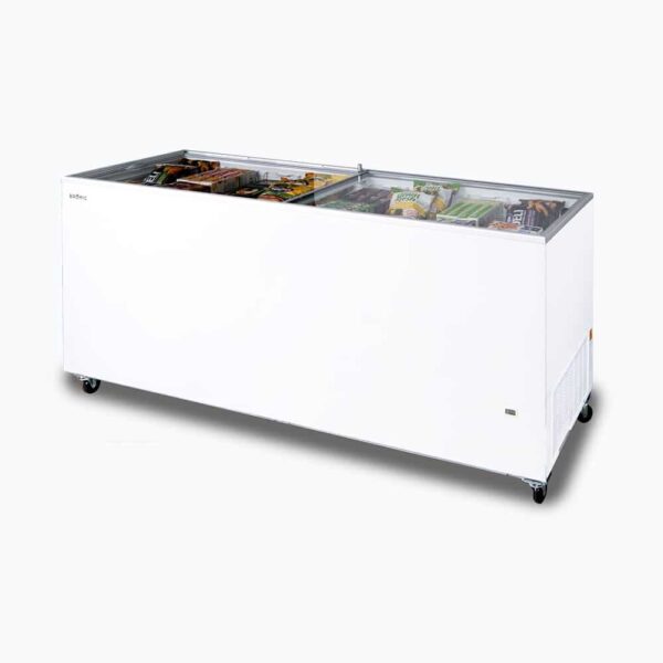 Bromic CF0700FTFG-NR Display Chest Freezer - 670L - Flat Glass Top - Image 3
