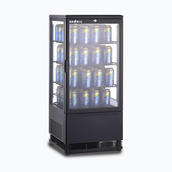 Bromic CT0080G4B-NR Countertop Fridge 78L - 1 Door - Flat Glass - Image 2
