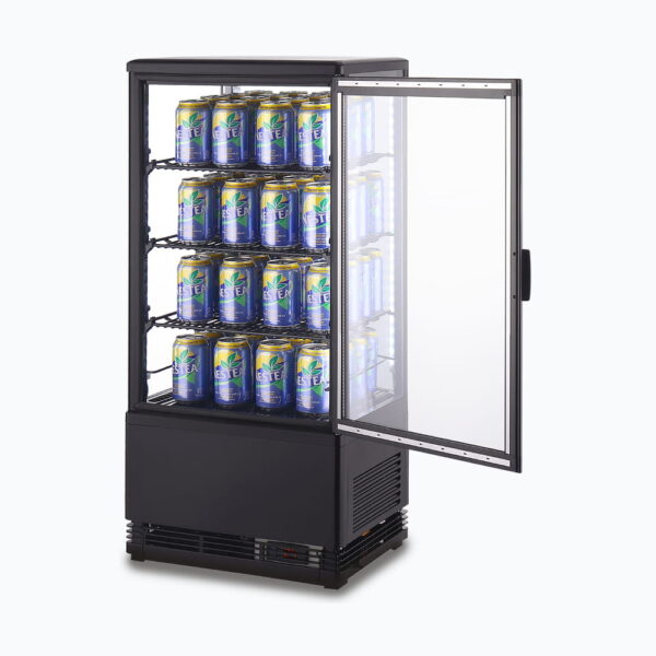 Bromic CT0080G4B-NR Countertop Fridge 78L - 1 Door - Flat Glass - Image 4