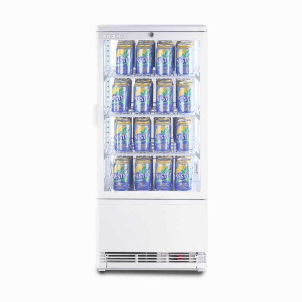 Bromic CT0080G4W-NR Countertop Fridge - 78L - 1 Door - Flat Glass