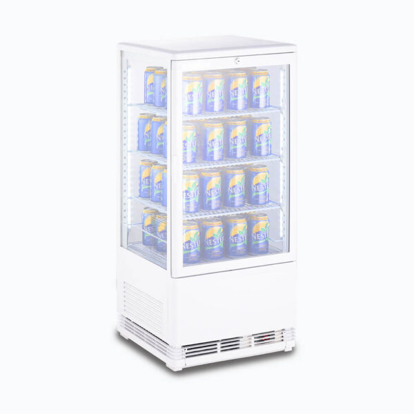 Bromic CT0080G4W-NR Countertop Fridge - 78L - 1 Door - Flat Glass - Image 2