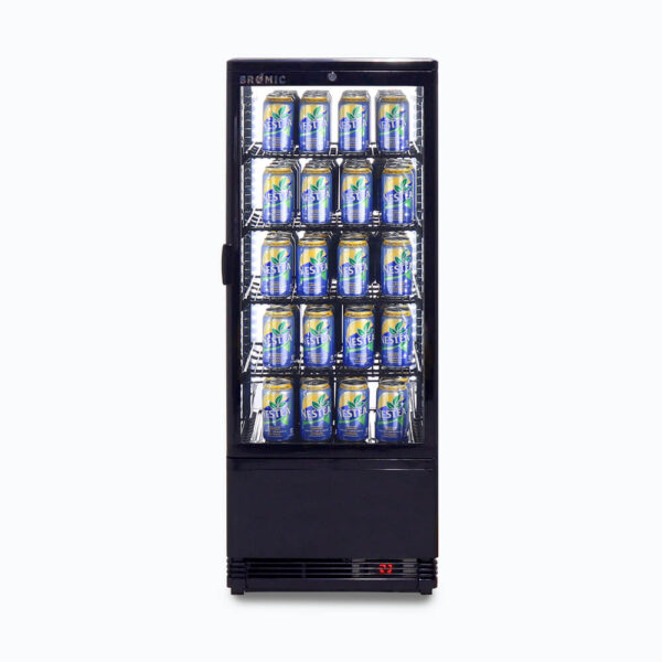 Bromic CT0100G4B-NR Countertop  Fridge 98L - 1 Door - Flat Glass