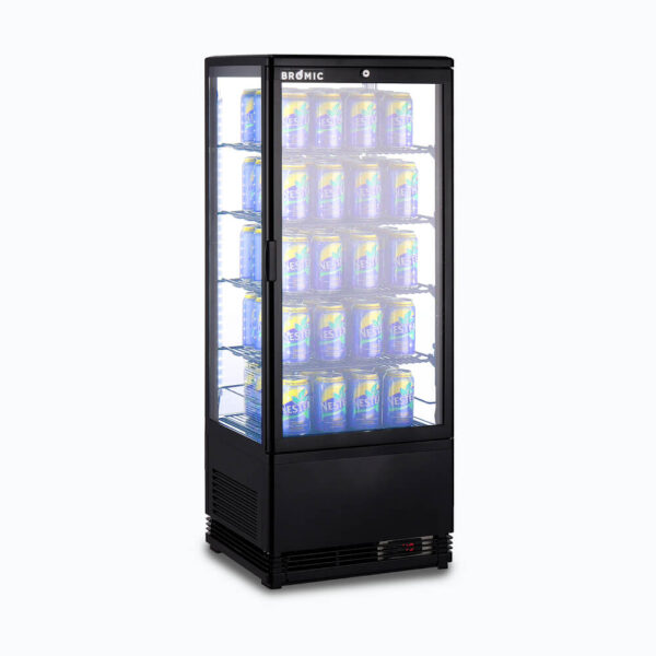 Bromic CT0100G4B-NR Countertop  Fridge 98L - 1 Door - Flat Glass - Image 2