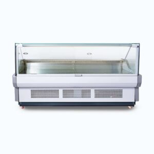 Bromic DD2500SG-NR Square Glass Deli Display - 2580mm