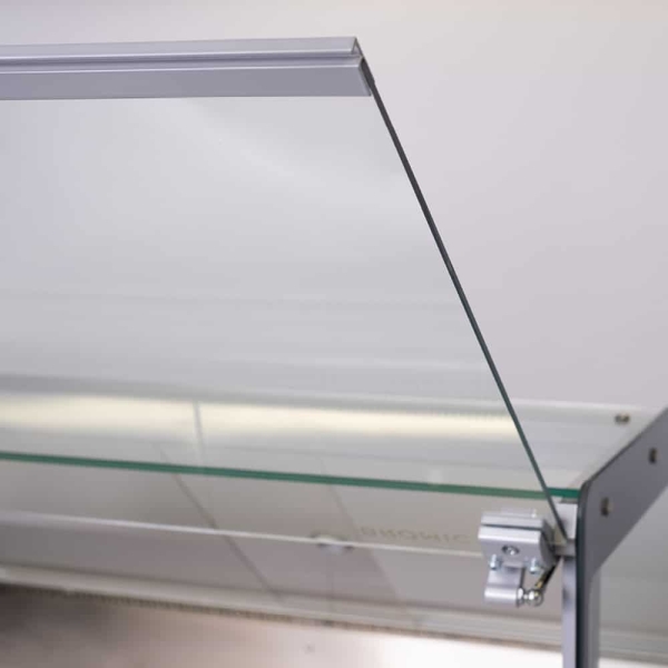 Bromic DD2500SG-NR Square Glass Deli Display - 2580mm - Image 2