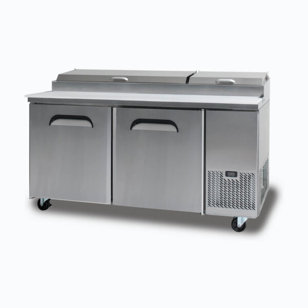 Bromic PP1700 Pizza Prep Fridge - 2  Doors - 1702mm - 9 Pans - Image 2