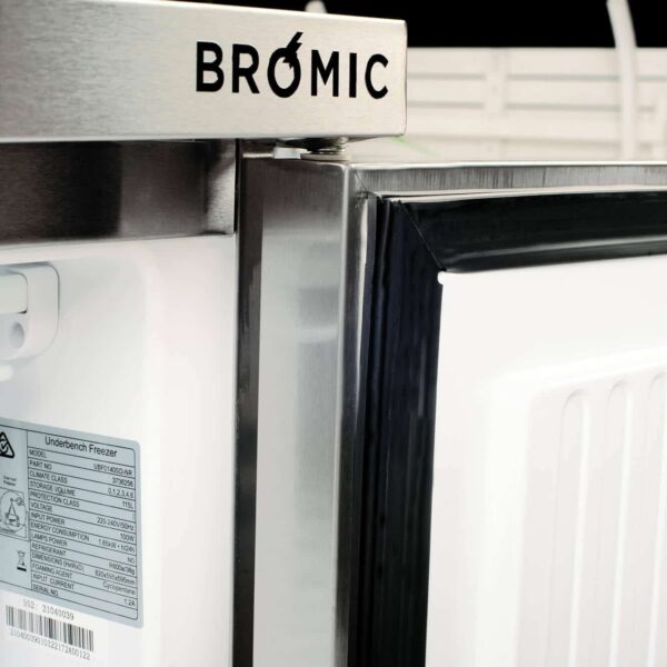Bromic UBF0140SD-NR Under Bench Freezer - 115L - 1 Door - Stainless Steel - Image 7