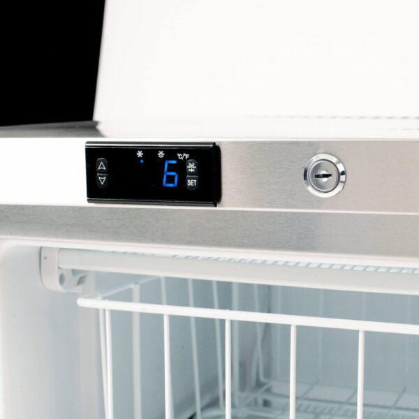 Bromic UBF0140SD-NR Under Bench Freezer - 115L - 1 Door - Stainless Steel - Image 6