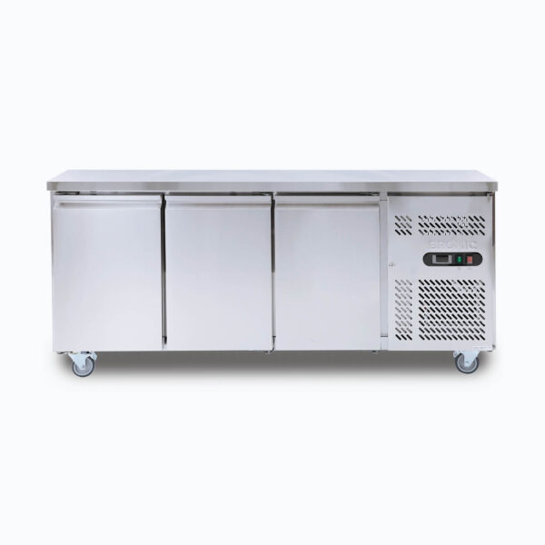 Bromic UBF1795SD-NR Under Bench Freezer - 417L - 3 Doors - Stainless Steel