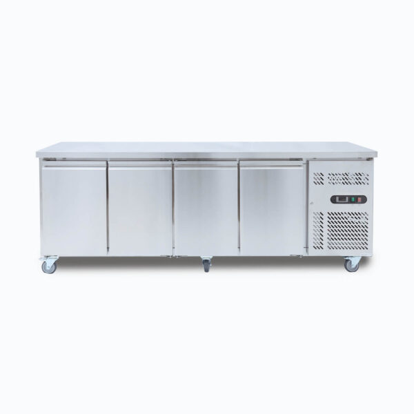 Bromic UBF2230SD-NR Under Bench Freezer - 553L - 4 Doors - Stainless Steel