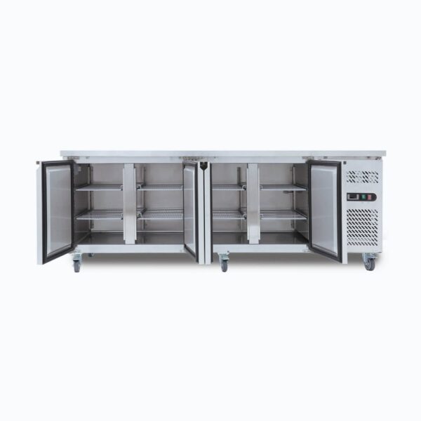 Bromic UBF2230SD-NR Under Bench Freezer - 553L - 4 Doors - Stainless Steel - Image 4