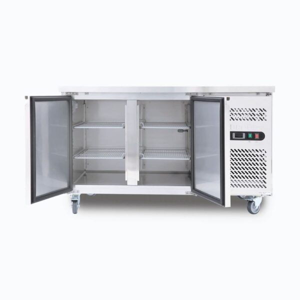 Bromic UBC1360SD-NR Under Bench Fridge - 282L - 2 Doors - Stainless Steel - Image 4