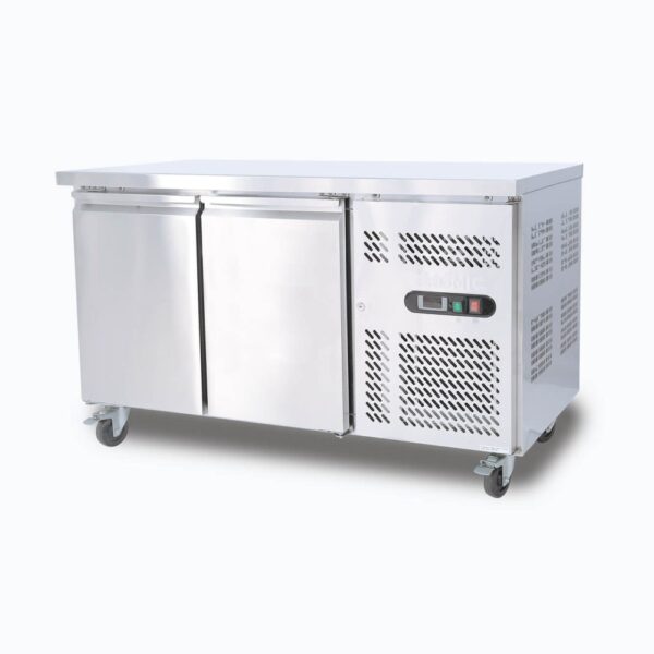 Bromic UBC1360SD-NR Under Bench Fridge - 282L - 2 Doors - Stainless Steel - Image 3