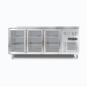 Bromic UBC1795GD-NR Under Bench Display Fridge - 417L - 3 Doors - Glass