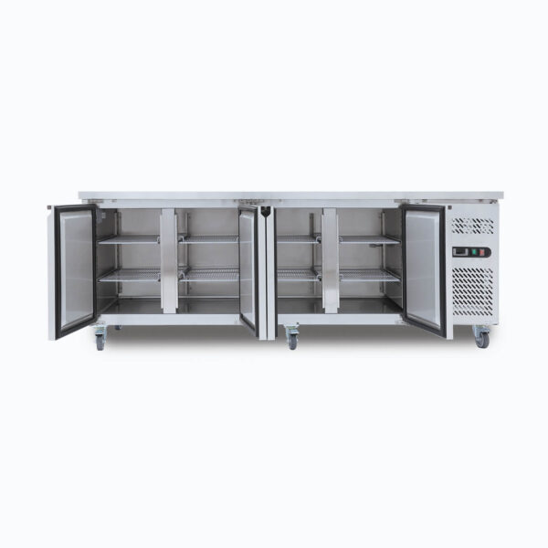 Bromic UBC2230SD-NR Under Bench Fridge - 553L -  4 Doors - Stainless Steel - Image 4