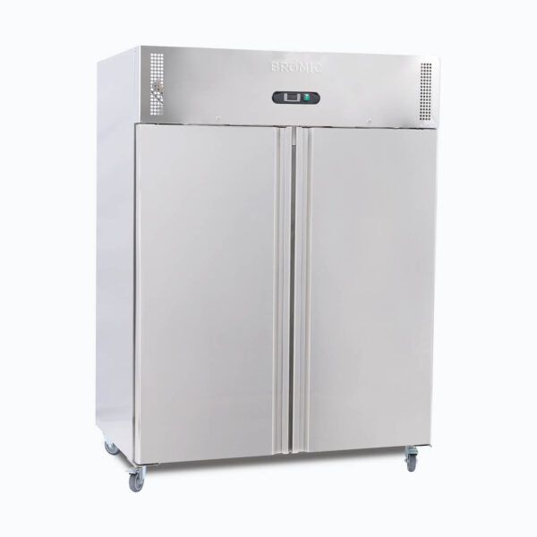 Bromic UC1300SD-NR Upright Fridge - 1300L - 2 Doors - Stainless Steel - Image 3