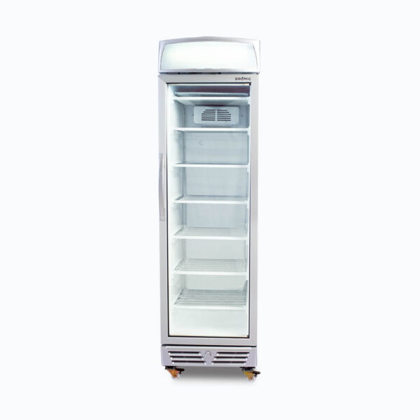 Bromic UF0374LS-NR Upright Display Freezer - 300L - 1 Door - Flat Glass - Lightbox - Image 5