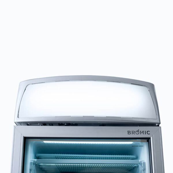Bromic UF0374LS-NR Upright Display Freezer - 300L - 1 Door - Flat Glass - Lightbox - Image 11