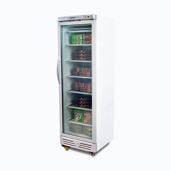 Bromic UF0374S-NR Upright Display Freezer - 300L - 1 Door - Flat Glass - Image 3