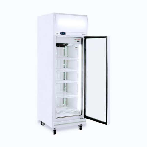 Bromic UF0500LF Upright Display Freezer - 444L - 1 Door - Flat Glass - Lightbox - Image 4